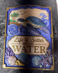 3d Tall Life is Better Turtle Seascape STL File