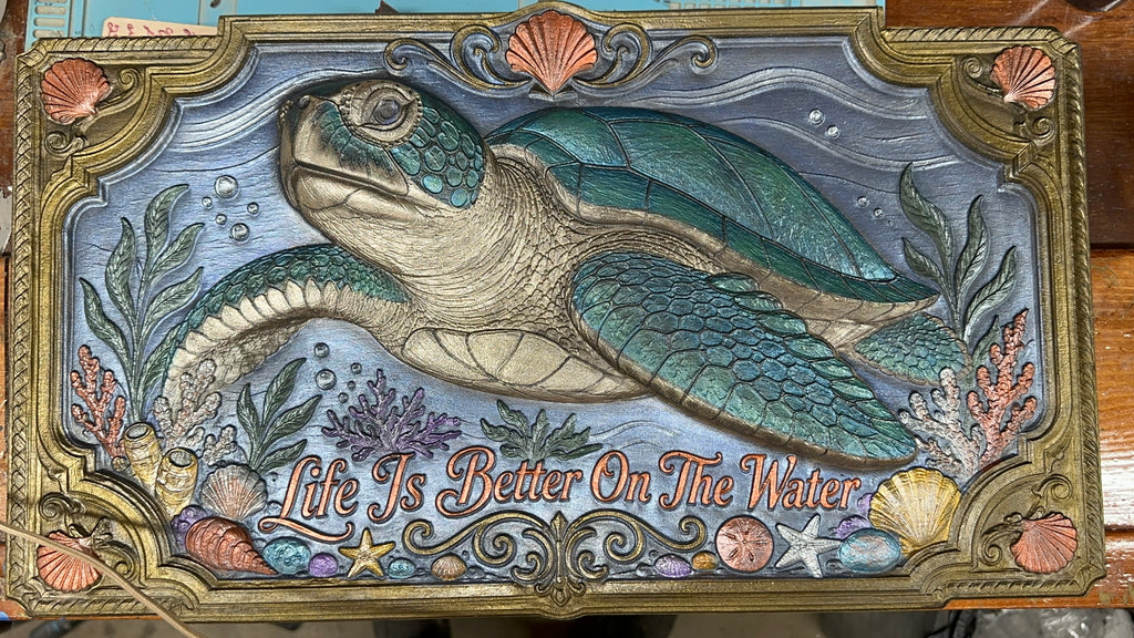 3d Tutorial Turtle - Life is Better STL File