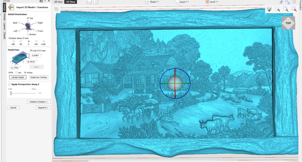 3d Famous Landscape American Homestead STL File
