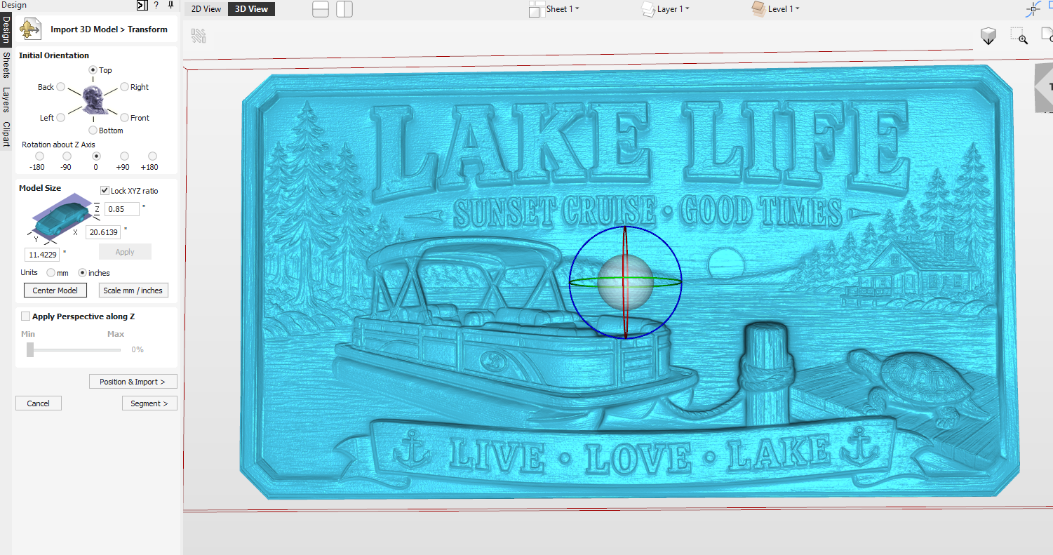 Lake Life V2 - Digital Download STL File