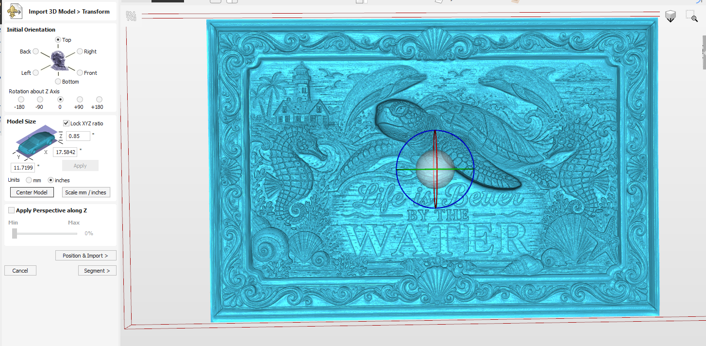 3d Seascape Collection - Combined STL File