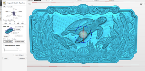 3d 3 Turtles Under Water STL File