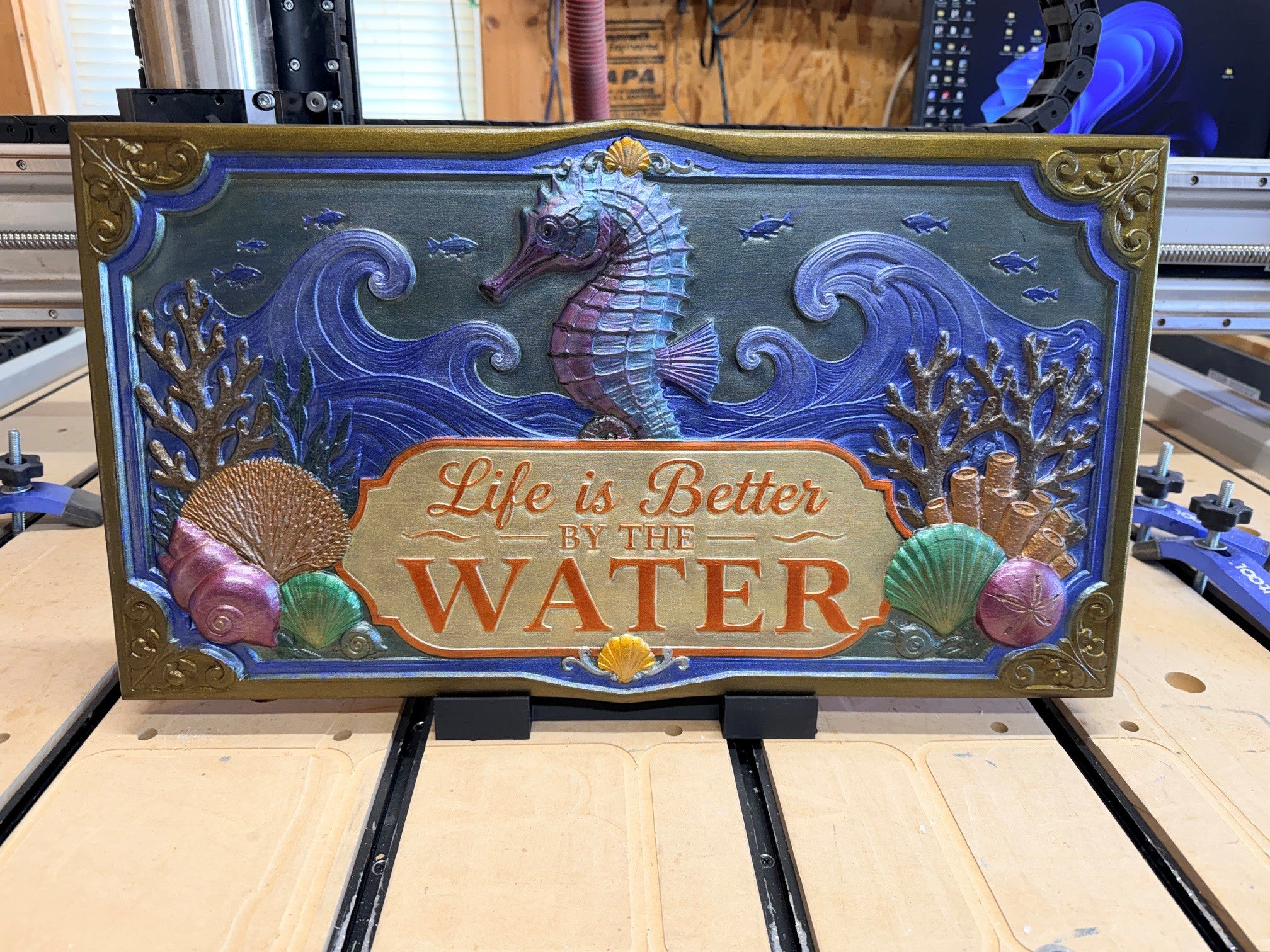 3d Seascape Collection -Sea Horse STL File